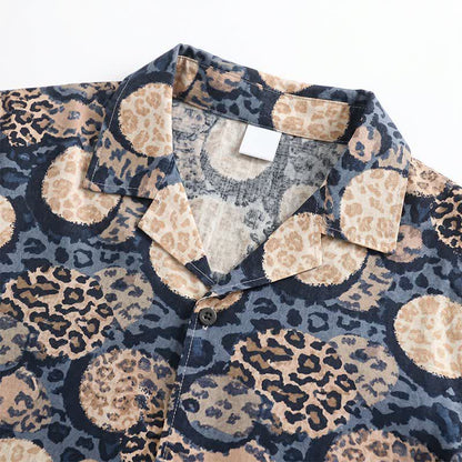 Loungewear-Set mit Leopardenmuster in Marineblau - image 5