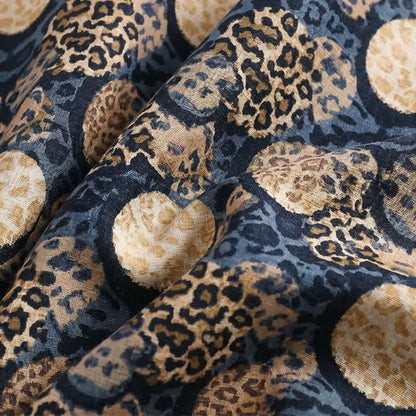 Loungewear-Set mit Leopardenmuster in Marineblau - image 8