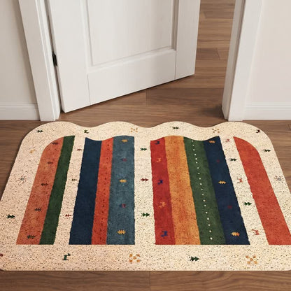 Vintage Tribal Rainbow PVC-Türvorleger - image 3
