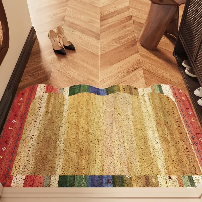 Vintage-Perserteppich mit rutschfester Oberfläche für den Eingangsbereich - 35'' × 47'' - image 0