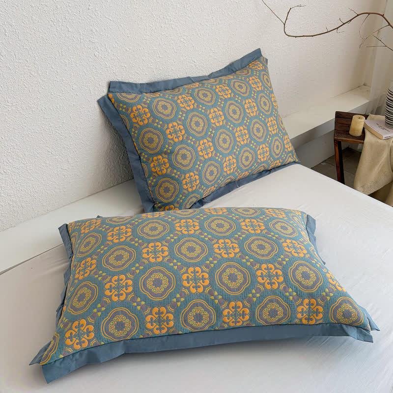Boho-Tagesdecke aus dreilagigem Musselin, wendbar - image 8