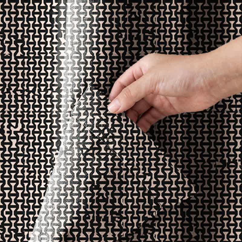 Kimono-Bademantel aus Baumwoll-Jacquard mit geometrischem Chevron-Muster - image 6