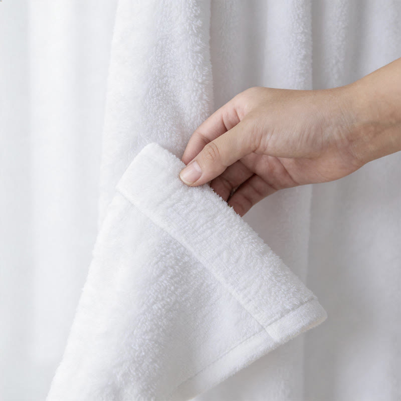 Unisex Kimono-Bademantel aus einfarbiger Baumwolle - image 14