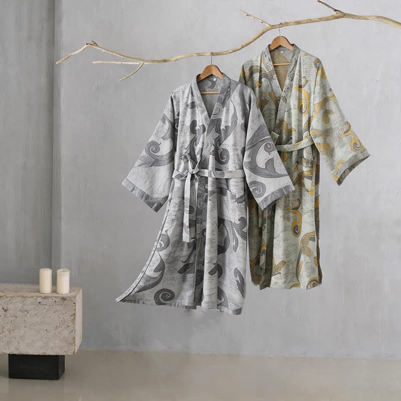 Unisex-Kimono aus barocker Baumwolle - image 1