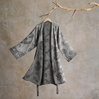 Unisex-Kimono aus barocker Baumwolle - Grau - Einheitsgröße - image 0