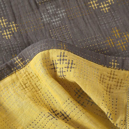Unisex geometrischer Yukata-Bademantel aus Baumwolle - image 7