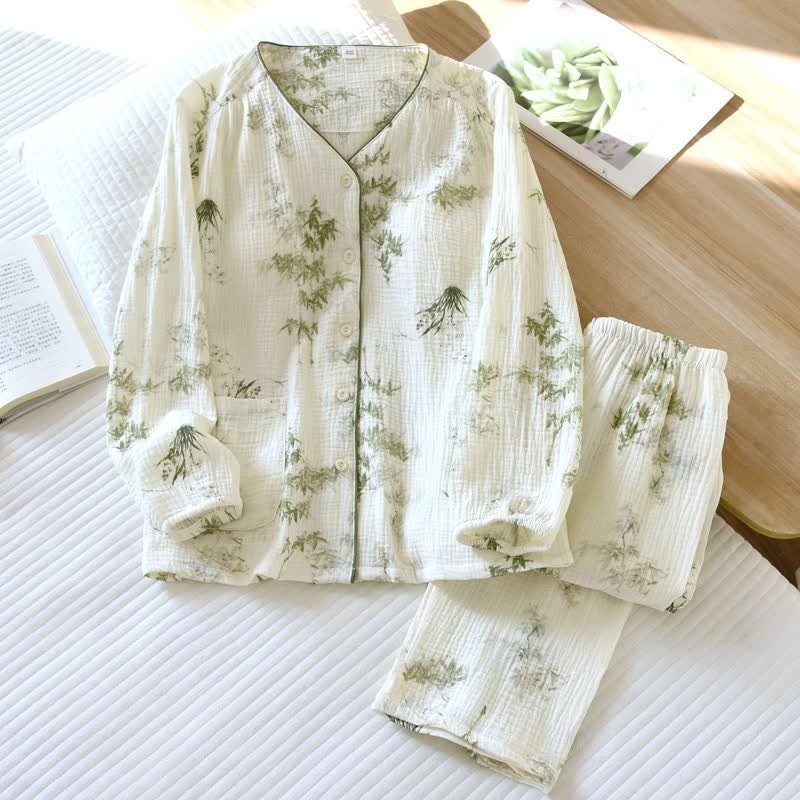 Damen-Pyjama-Set aus Bambuswatte - image 1
