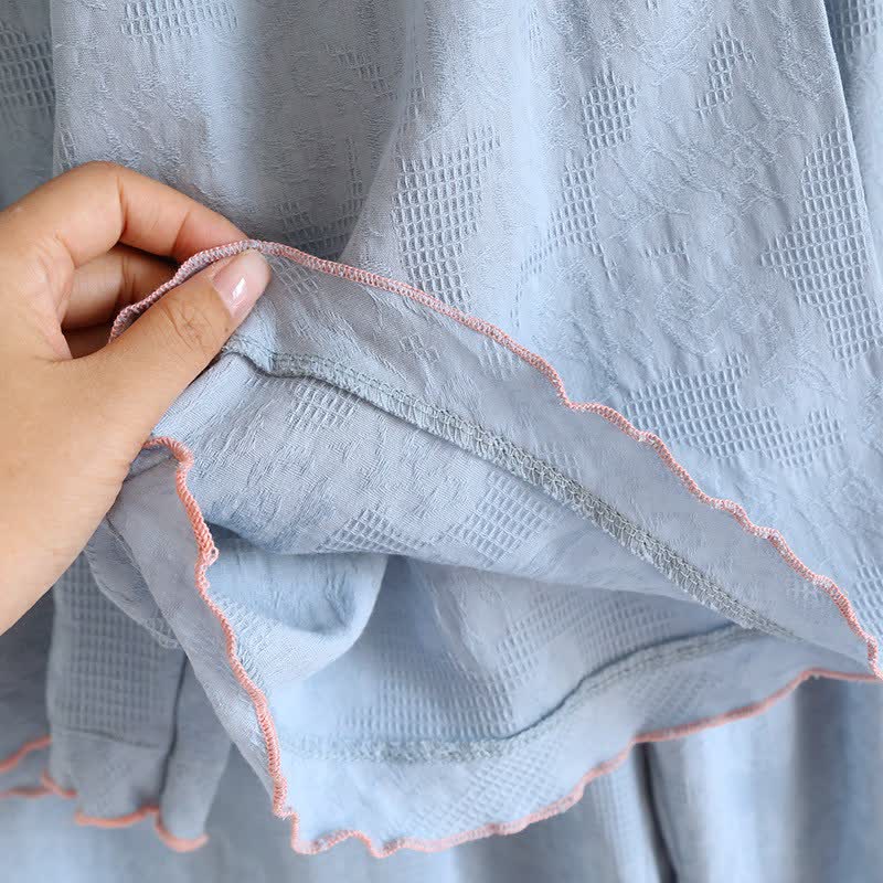 Himmelblauer Baumwollpyjama (Stück) - image 8
