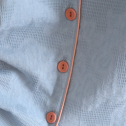 Himmelblauer Baumwollpyjama (Stück) - image 7
