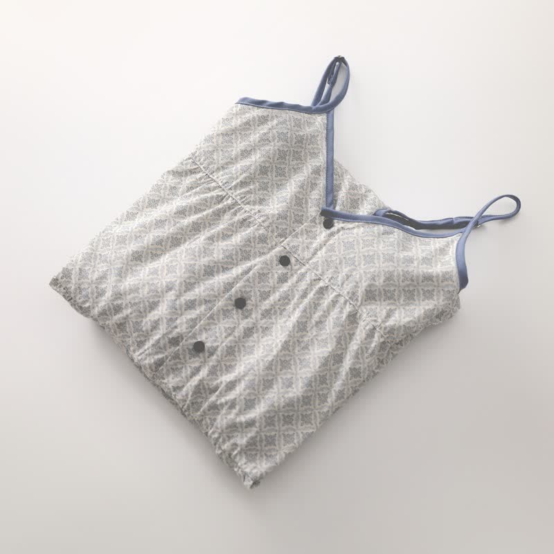 Vintage bedrucktes Baumwoll-Cami-Nachthemd für Damen - image 3