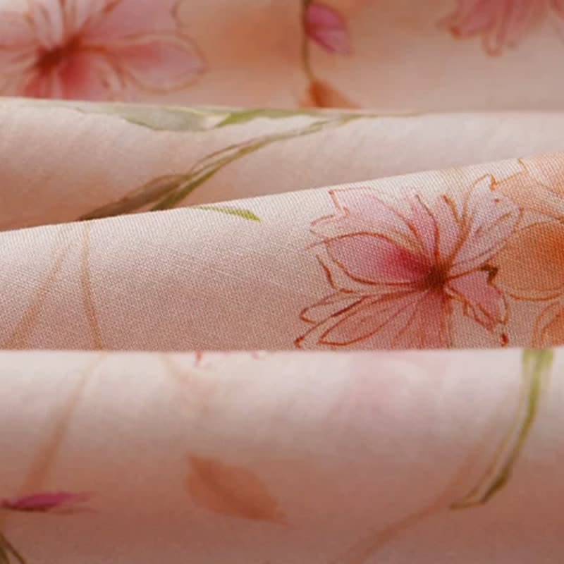 Lounge-Nachthemd mit floralen Rüschenärmeln - image 9