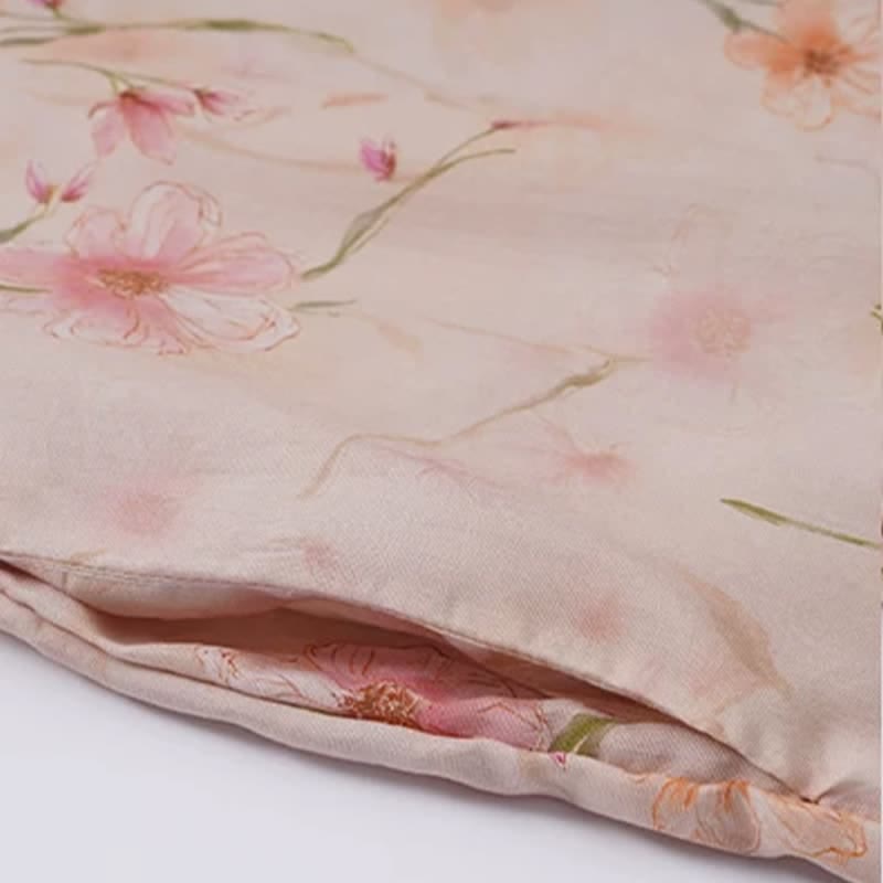 Lounge-Nachthemd mit floralen Rüschenärmeln - image 8