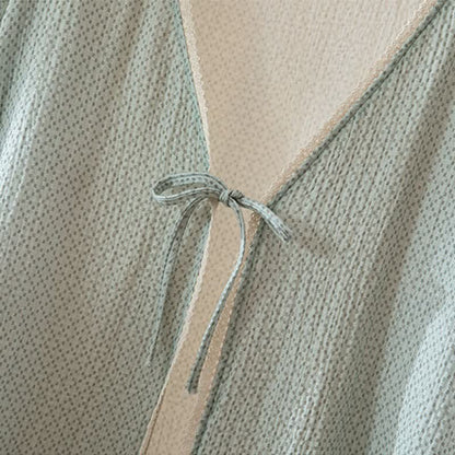 Damen-Pyjama-Set aus bedruckter Baumwolle (3-teilig) - image 10