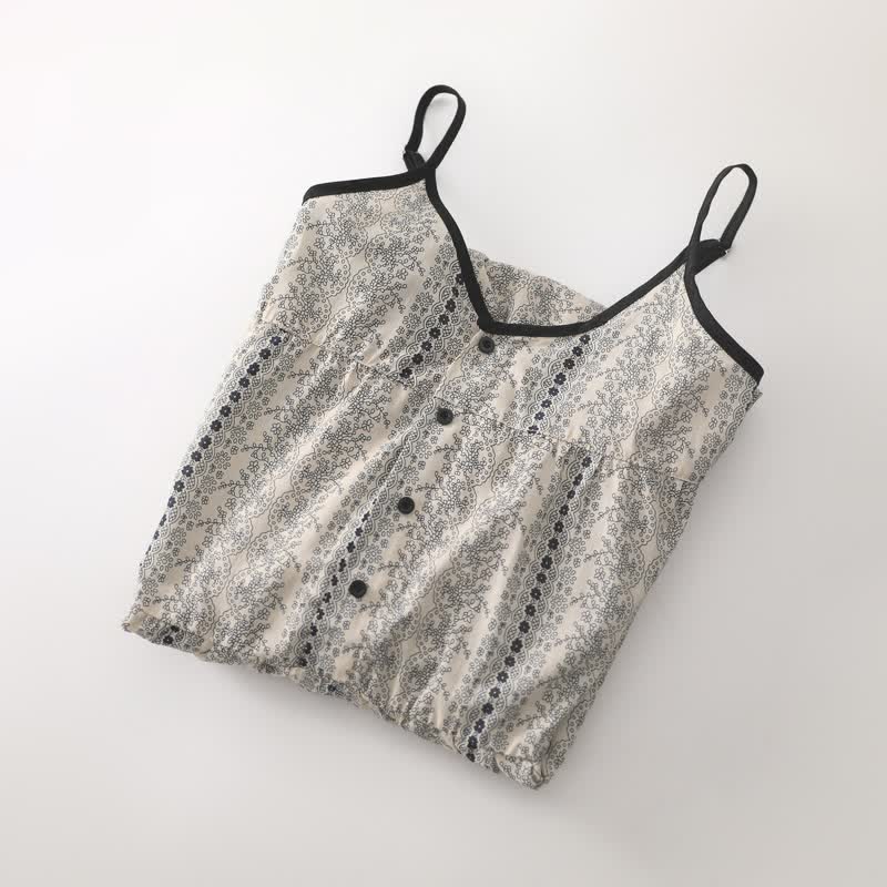Boho-Baumwoll-Cami-Nachthemd für Damen - image 4