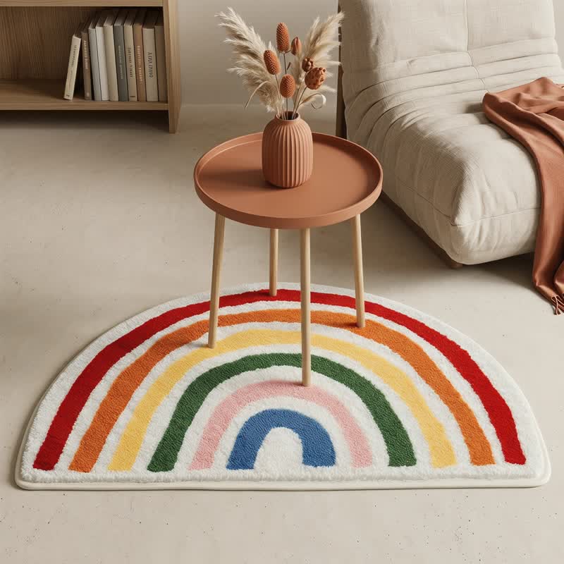 Regenbogenbogen Badematte aus Kunstkaschmir - image 1