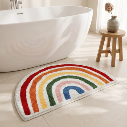 Regenbogenbogen Badematte aus Kunstkaschmir - image 3