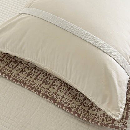 Moderne Jacquard-Baumwolldecke mit geometrischem Muster - image 7