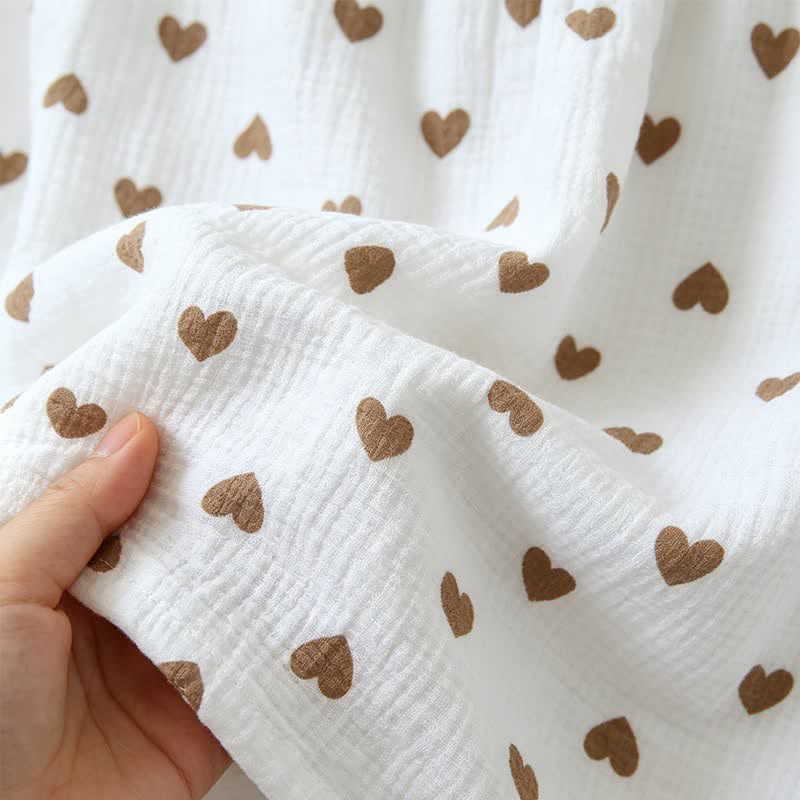Rüschen-Herz-Baumwollgaze-Cami-Pyjama - image 7
