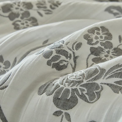Wendebettwäsche-Set mit Zweig- und Blumenmuster - image 15