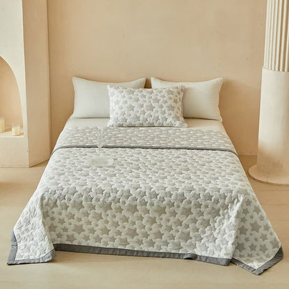 Wende-Quilt-Set mit neutralem Sternenmuster - image 3