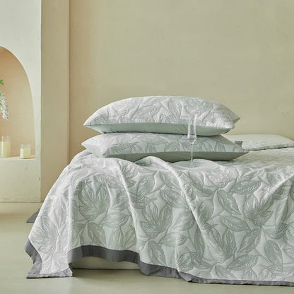 Quilt-Set mit botanischem Blattmuster - image 7