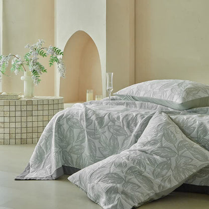 Quilt-Set mit botanischem Blattmuster - image 15