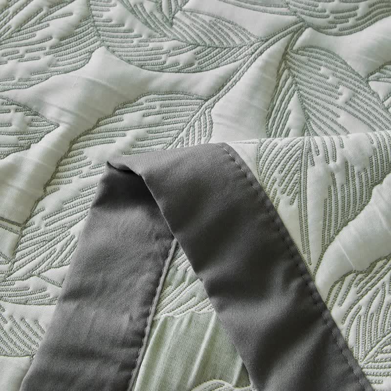 Quilt-Set mit botanischem Blattmuster - image 20