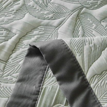 Quilt-Set mit botanischem Blattmuster - image 20