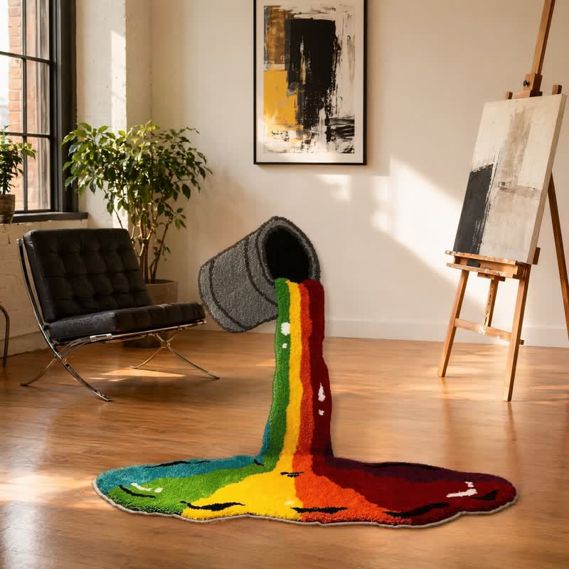 Plüschteppich „Regenbogen-Wasserfall“ - image 3