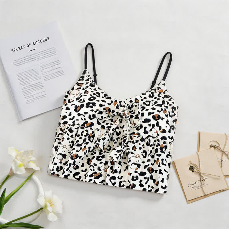 Hauskleid mit Leopardenmuster und Quasten - image 1