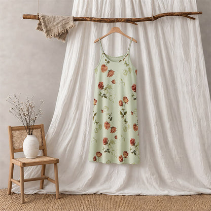 Elegantes ärmelloses Nachtkleid in Rosenform - image 3