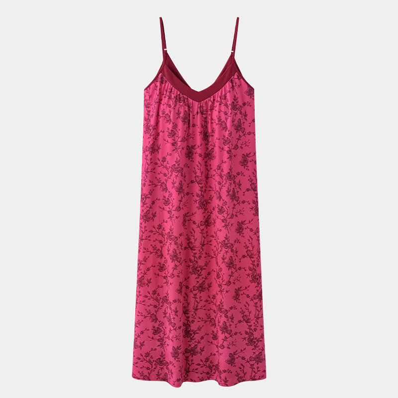Hauskleid aus Baumwolle mit Rosenranken und Blumenmuster - image 7
