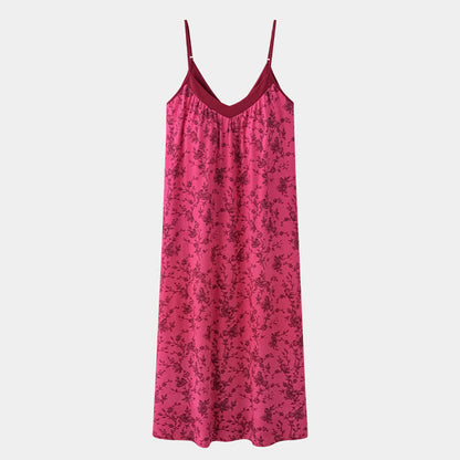 Hauskleid aus Baumwolle mit Rosenranken und Blumenmuster - image 7