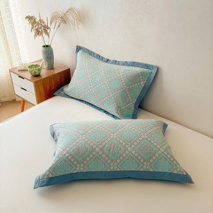 3-lagige Tagesdecke aus Baumwollgaze-Jacquard - image 10