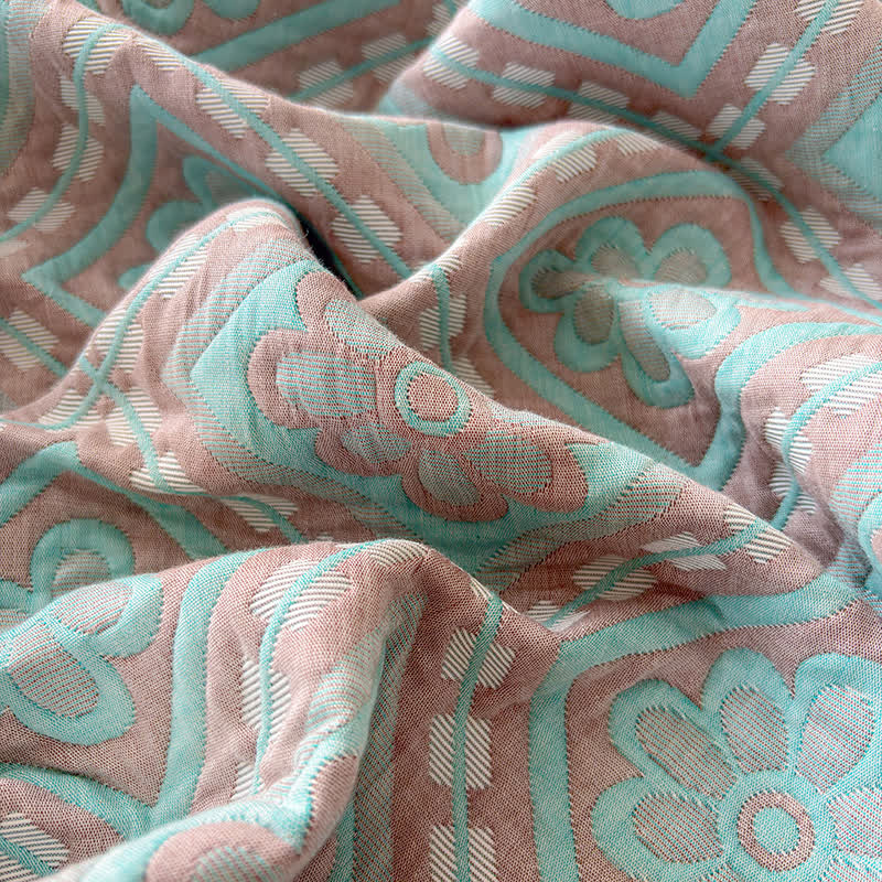 3-lagige Tagesdecke aus Baumwollgaze-Jacquard - image 13