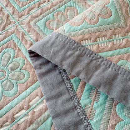 3-lagige Tagesdecke aus Baumwollgaze-Jacquard - image 12