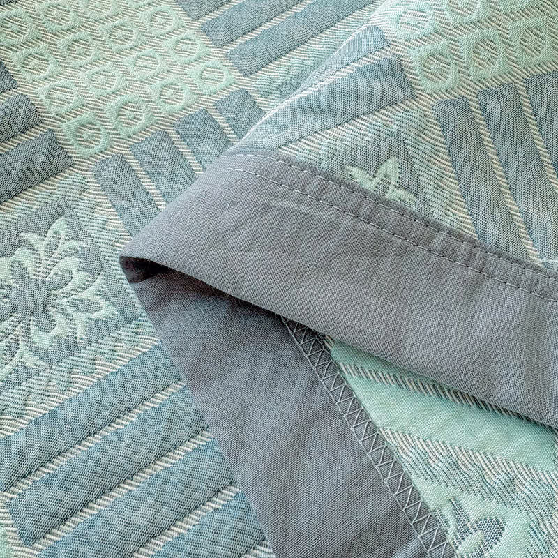 Wendbare 3-lagige geometrische Jacquard-Decke - image 13