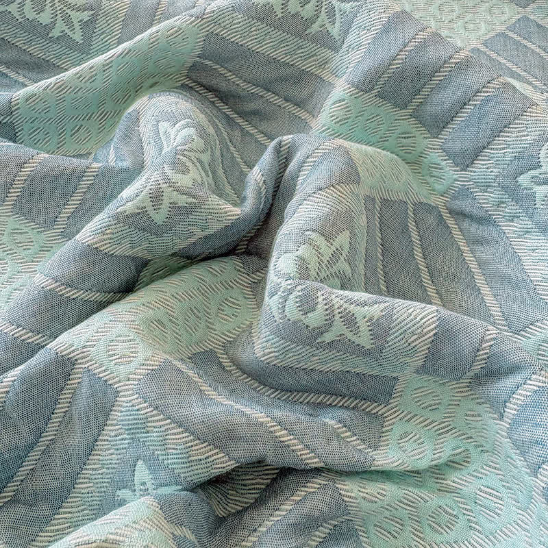 Wendbare 3-lagige geometrische Jacquard-Decke - image 14