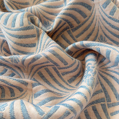 Wendbare Jacquard-Decke mit drei Lagen und geometrischem Muster - image 12