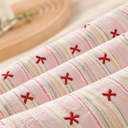 Bettwäsche-Set „Sweet Blush Bow Jacquard“ - image 3