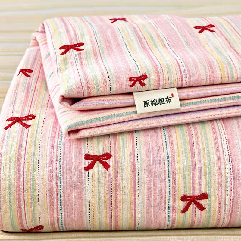 Bettwäsche-Set „Sweet Blush Bow Jacquard“ - image 2