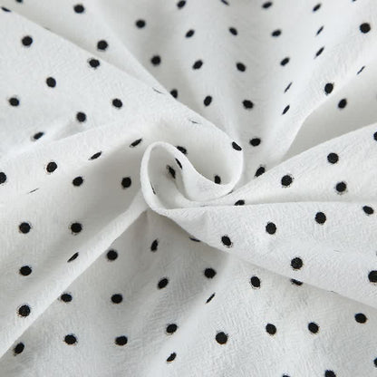 Kimono-Pyjama-Set aus Baumwolle mit Polka-Dots - image 10