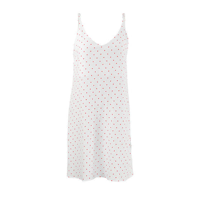 Red Heart Loungekleid aus reiner Baumwolle - image 4
