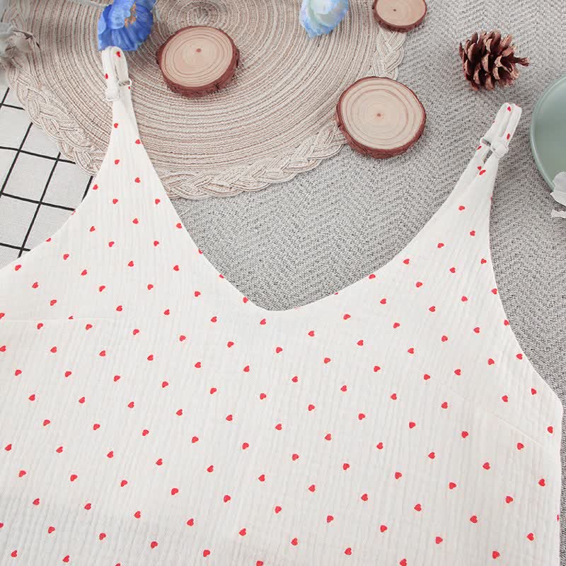 Red Heart Loungekleid aus reiner Baumwolle - image 5