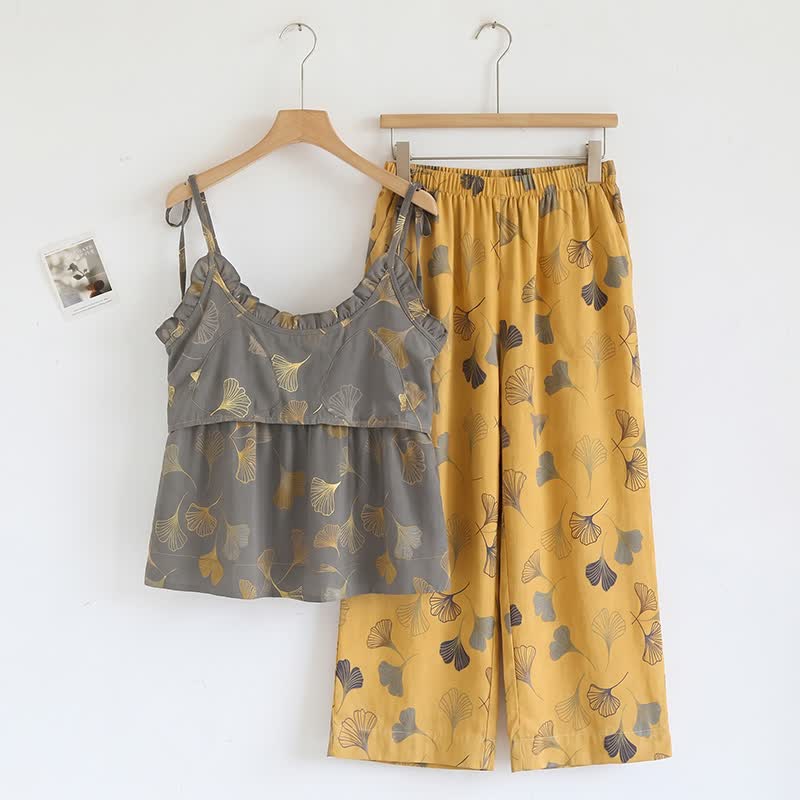 Ginkgo Pyjama-Set mit Camisole-Top und Hose - image 25