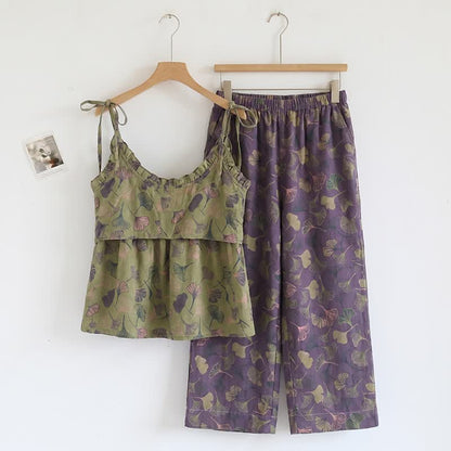 Ginkgo Pyjama-Set mit Camisole-Top und Hose - image 17