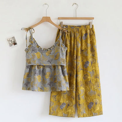 Ginkgo Pyjama-Set mit Camisole-Top und Hose - image 29