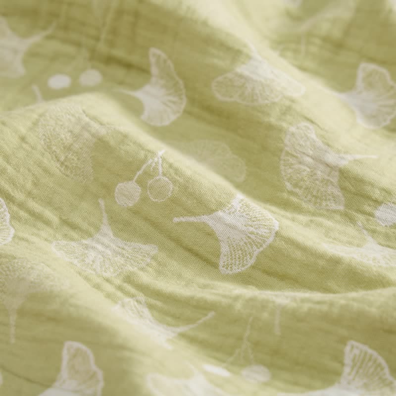 Nachthemd aus frischer Ginkgo-Baumwolle - image 6