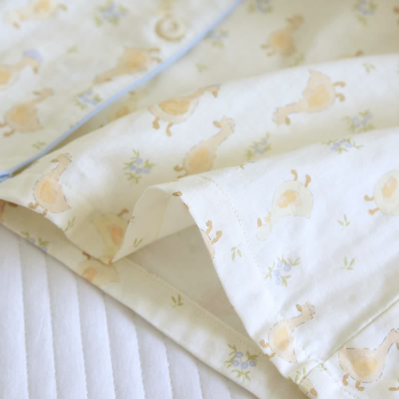 Dreiteilige Loungewear aus Baumwoll-Duck-Print - image 9