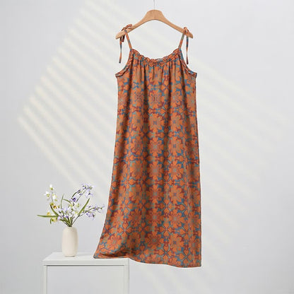 Vintage Boho Baumwoll-Cami-Nachtkleid - image 8